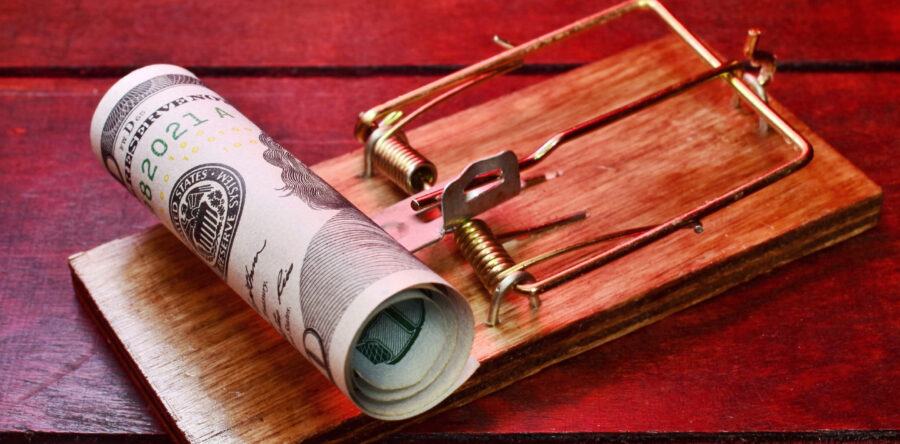 Mousetrap with a $100 on it
